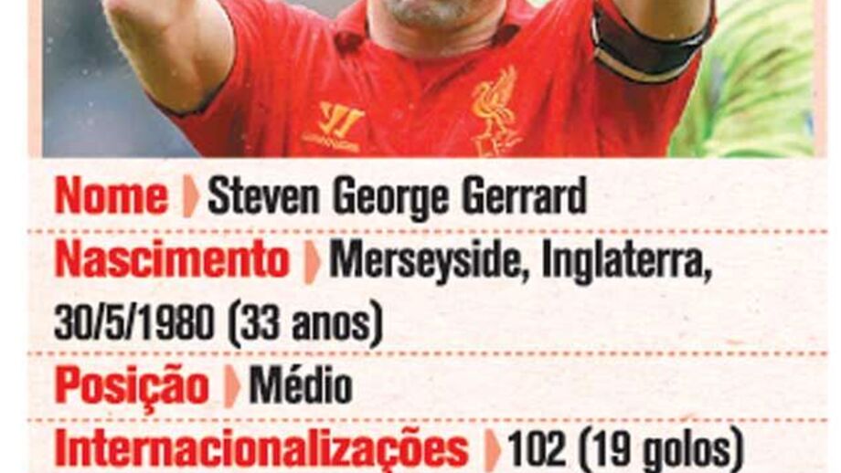 Steven Gerrard - o fiel capitão do Liverpool