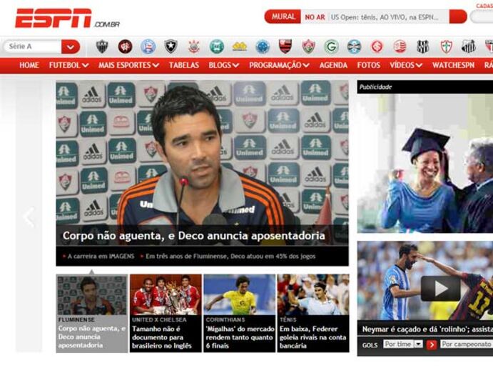 Abandono de Deco teve eco no 'país irmão'