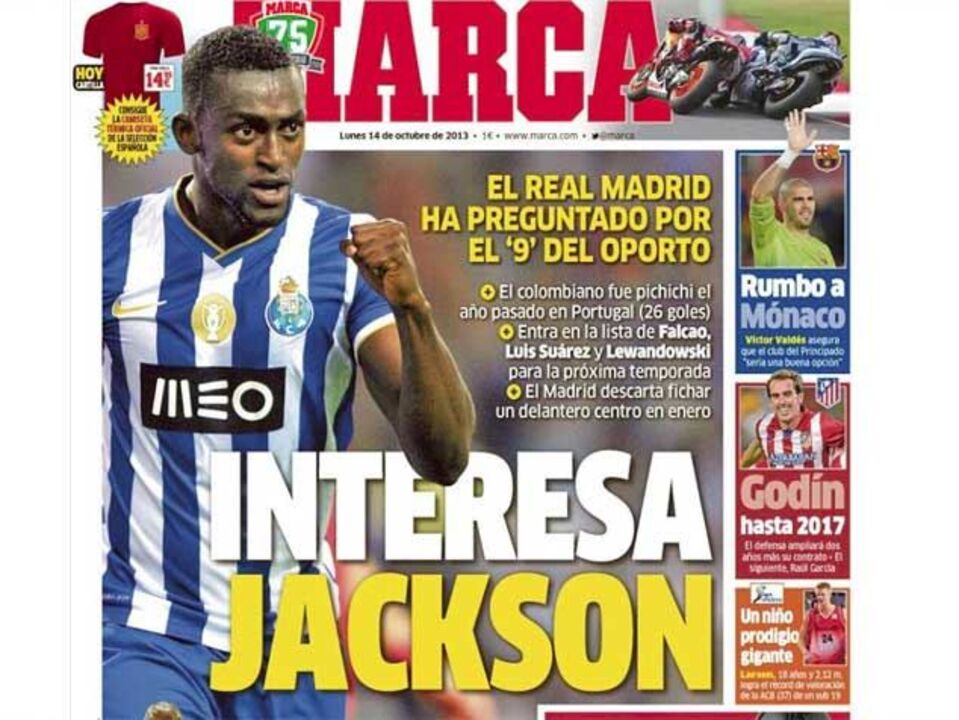 Real Madrid quer Jackson para a próxima época