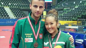 Tiago Apolónia e namorada celebram medalhas