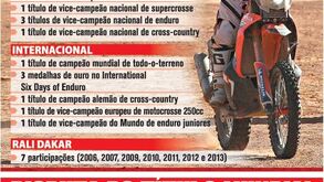 Campeão do Mundo Paulo Gonçalves à lupa