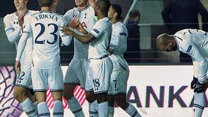 Tottenham fez a festa na Moldávia