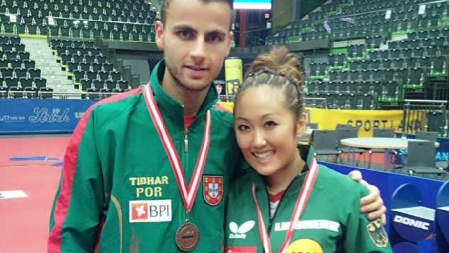 Tiago Apolónia e namorada celebram medalhas