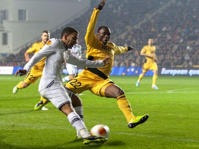 Tottenham fez a festa na Moldávia