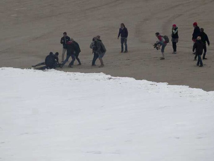 Canhão da Nazaré faz primeira vítima