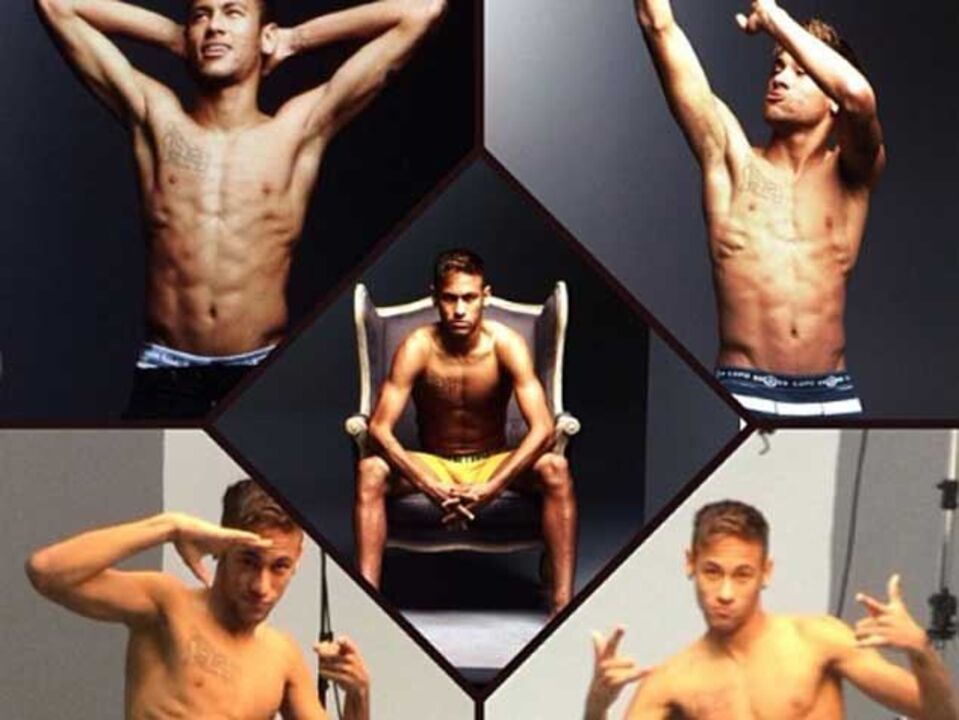 Neymar Jr. apresenta coleção de roupa interior