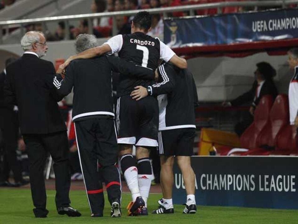 Cardozo pode falhar dérbi