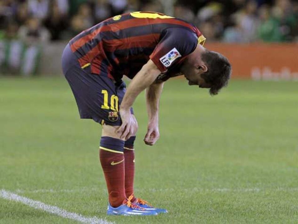 Os 6 centímetros que separam Messi dos relvados