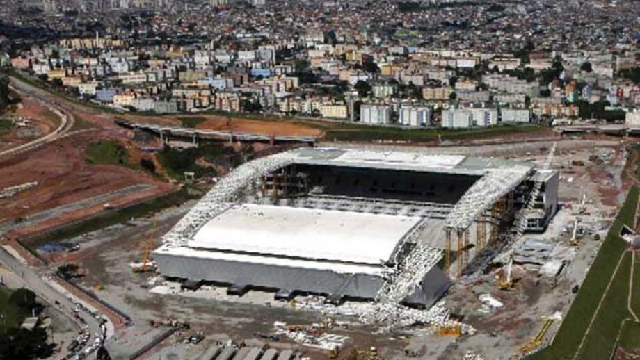 Arena Corinthians estará pronto para o jogo de abertura
