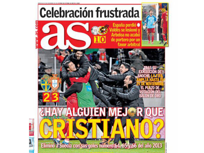Até os argentinos se renderam a Ronaldo