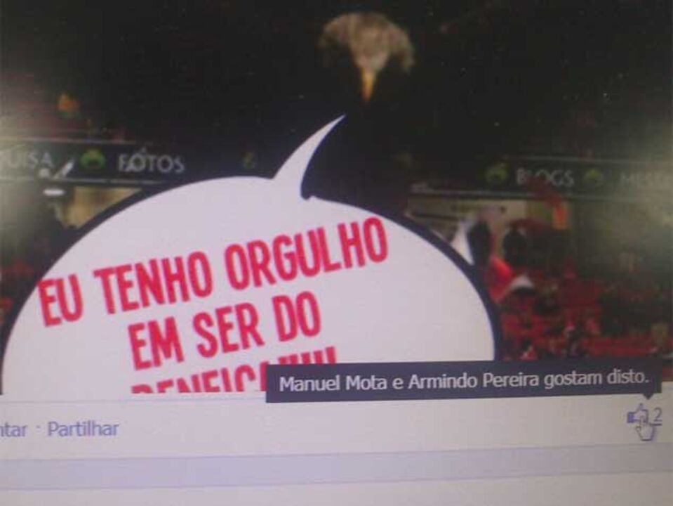 Manuel Mota põe "like" em orgulho benfiquista