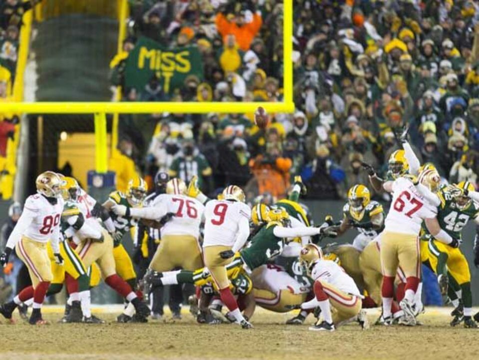 49ers eliminam Packers no último segundo