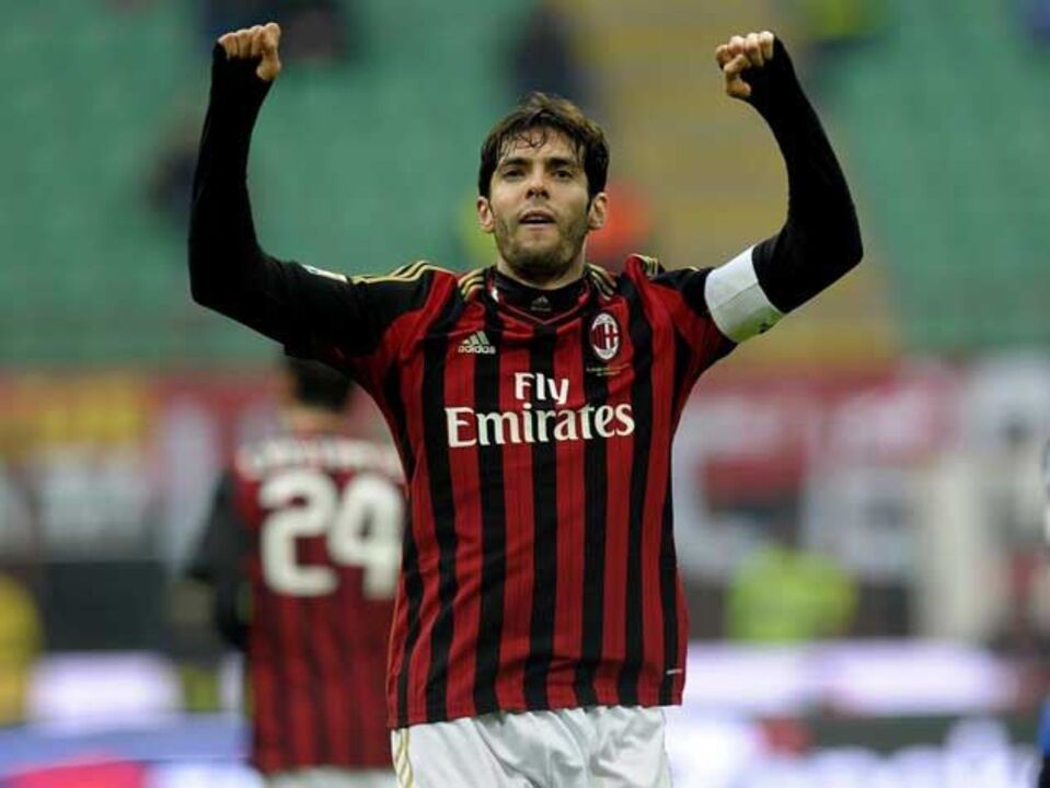 Kaká chega aos 100 golos com a camisola do AC Milan