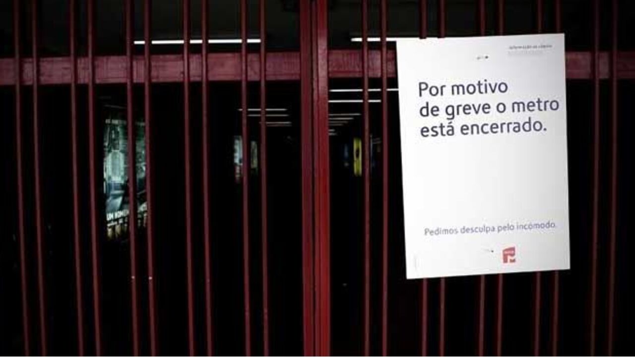 Trabalhadores do Metro de Lisboa em greve parcial na 5.ª feira