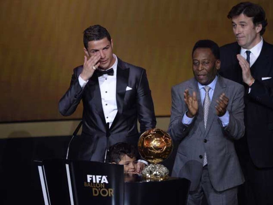 Um mar de lágrimas de Cristiano