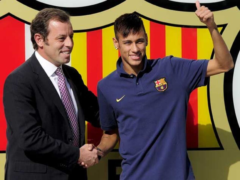 Neymar foi última mancha na liderança de Rosell 