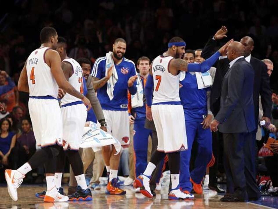 Carmelo profeta na Meca do basquetebol