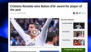 "Faltam duas" Bolas de Ouro a Ronaldo