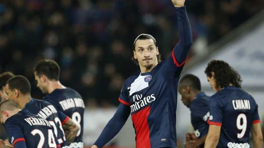 Bis de Ibrahimovic na goleada do PSG