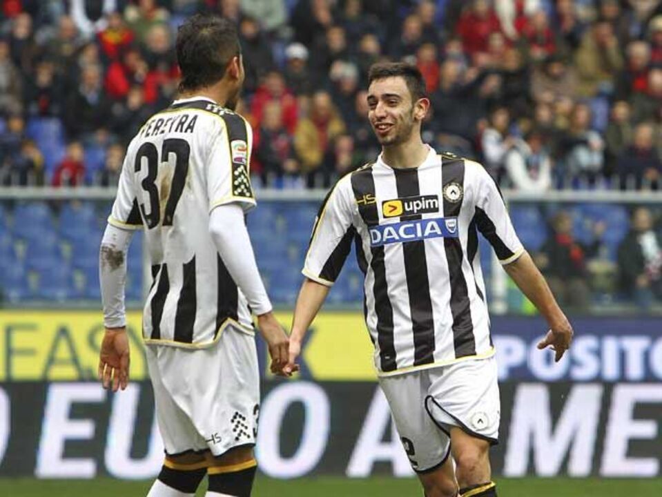 Bruno Fernandes marca no empate da Udinese