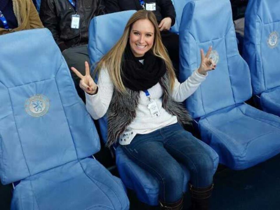 Andressa Pedry visita Chelsea