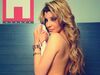 Fã tatua nome de Charlotte Caniggia
