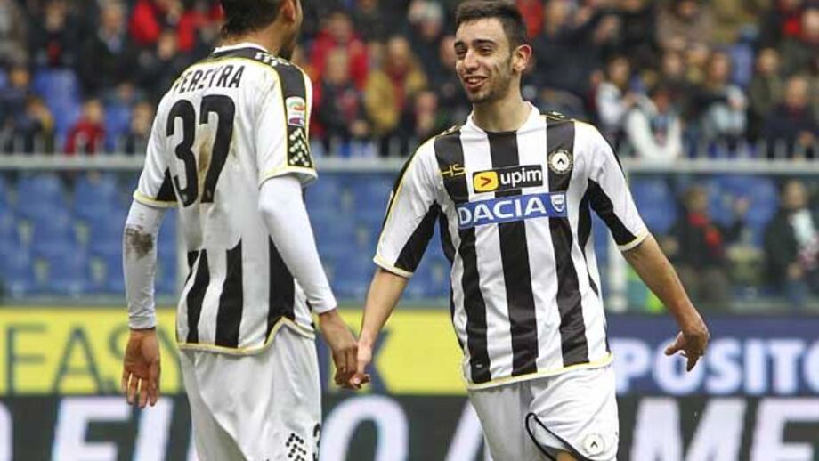 Bruno Fernandes marca no empate da Udinese