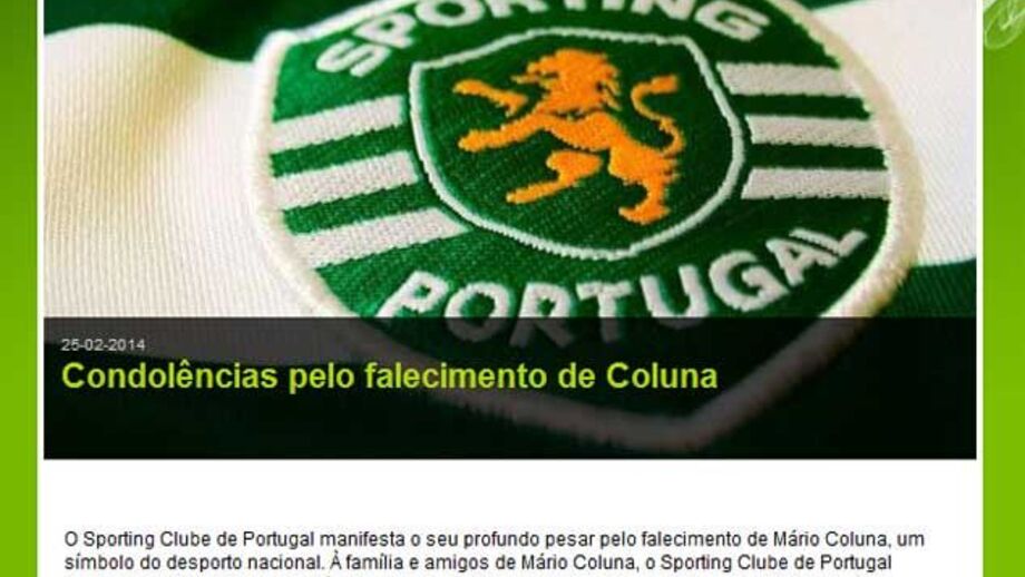 Leões manifestam "profundo pesar" por Mário Coluna