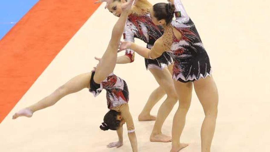 Ginástica acrobática: Trio luso em 5.º lugar na Taça do Mundo