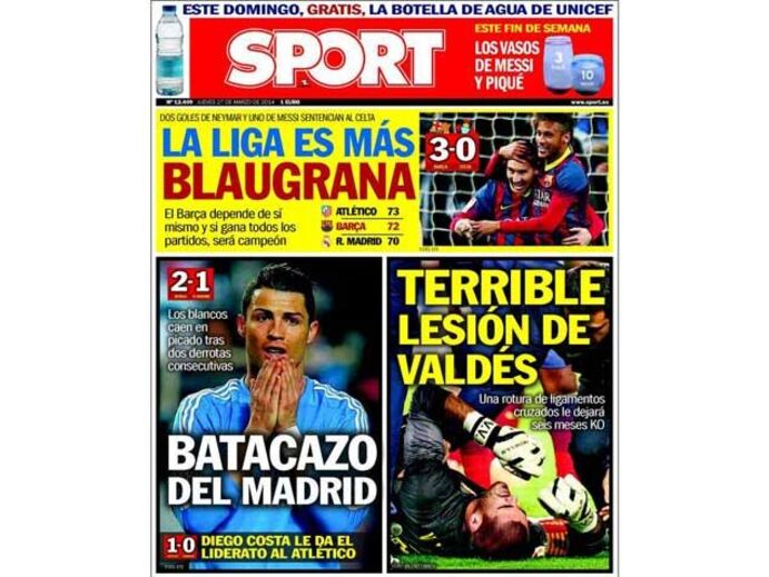 'KO' do Real Madrid de Ronaldo em destaque na imprensa