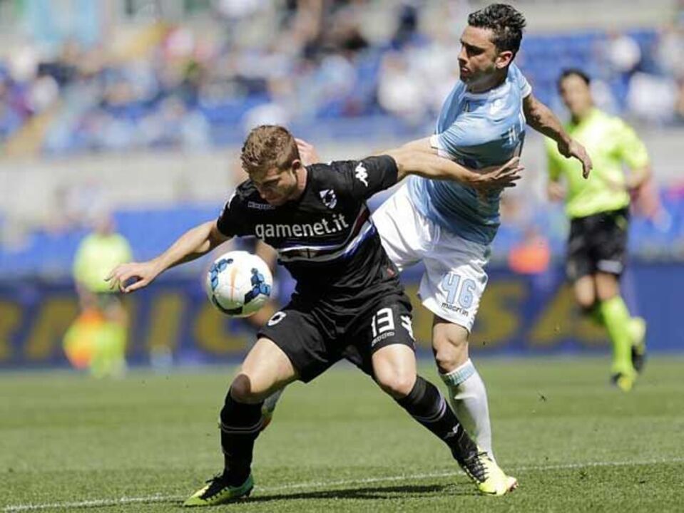 Postiga titular na receção da Lazio à Sampdoria (2-0)