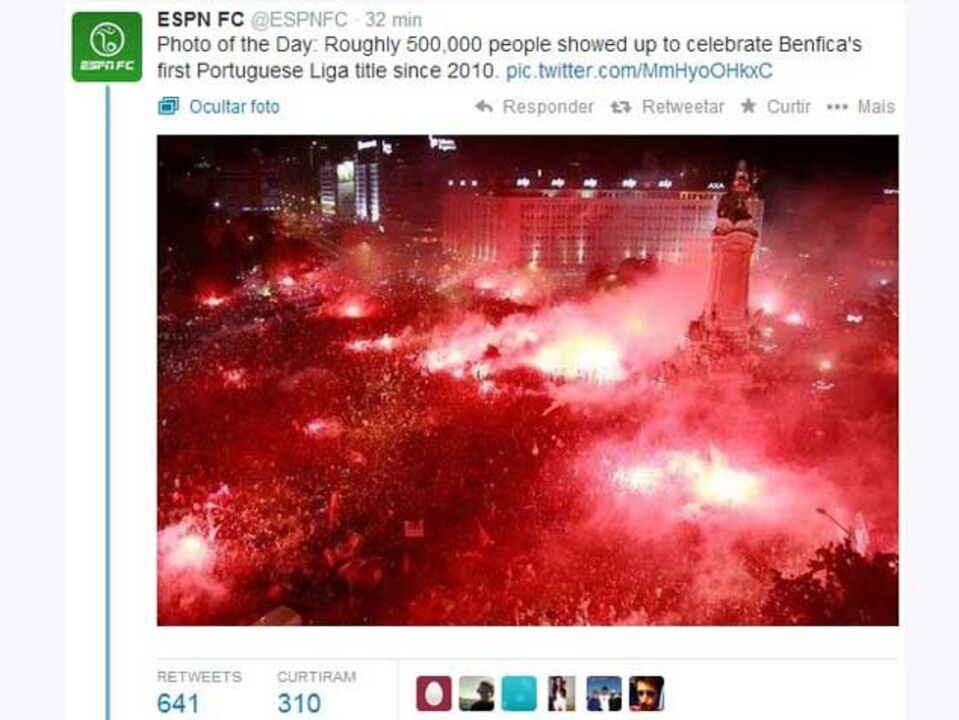 Americanos "doidos" com a festa encarnada