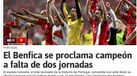O título do Benfica visto pelo Mundo