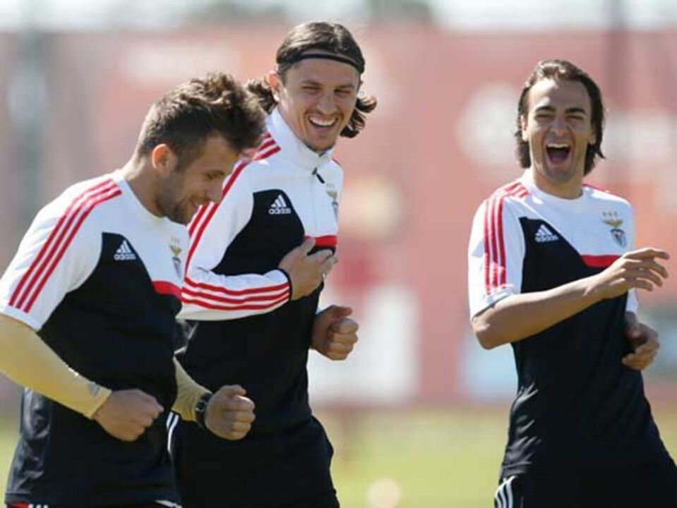 Febre afasta Luisão com Fejsa integrado no treino