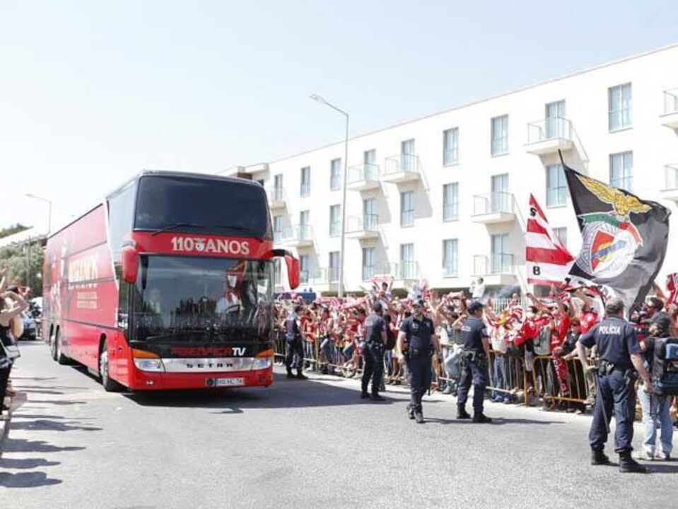 Comitiva já está em Lisboa