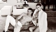 Ronaldo nu ao lado de Irina na capa da Vogue espanhola
