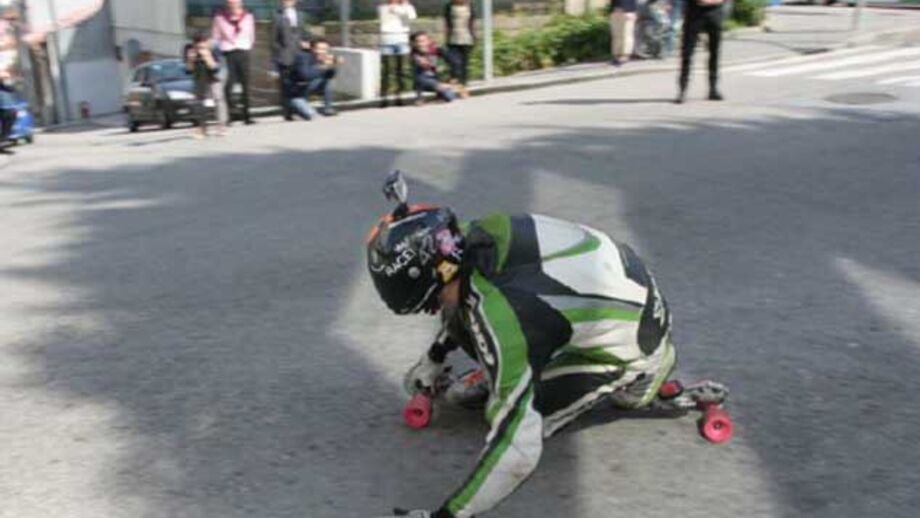 Skate: Gaia acolhe etapa do Mundial de downhill