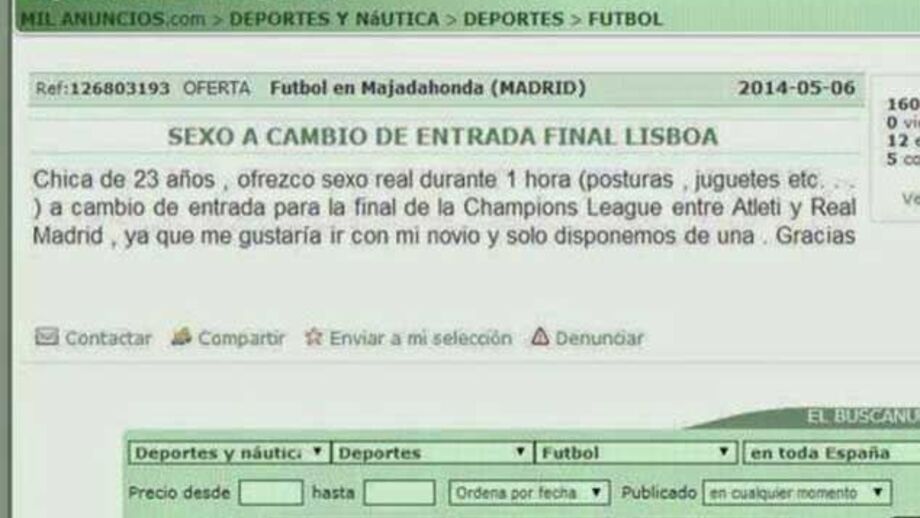 Sexo ou BMW por um bilhete para a Luz