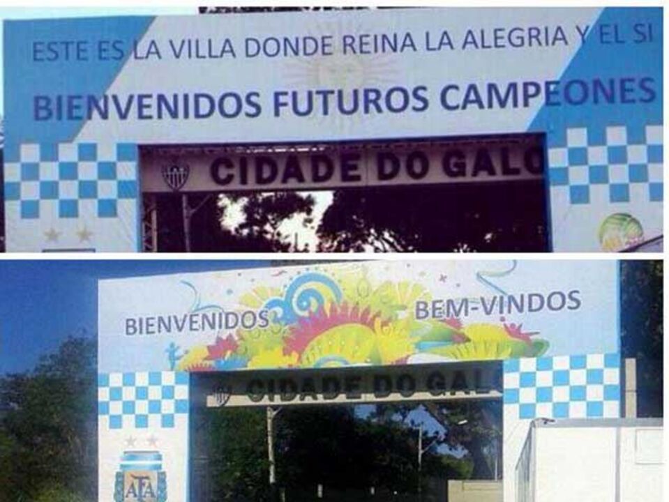Argentinos recebidos como... futuros campeões do Mundo