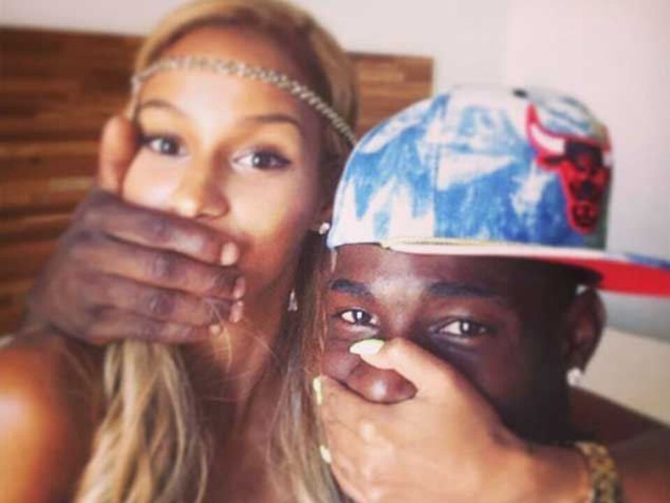 Balotelli e Fanny apaixonados no Brasil