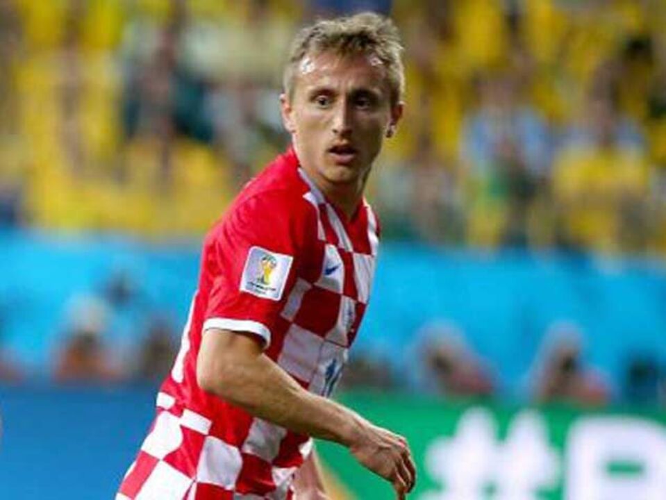 Modric a bordo do voo para a Amazónia
