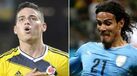 Colômbia-Uruguai: Dança sul-americana sem Suárez