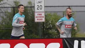Ronaldo e Meireles prosseguem recuperação no relvado