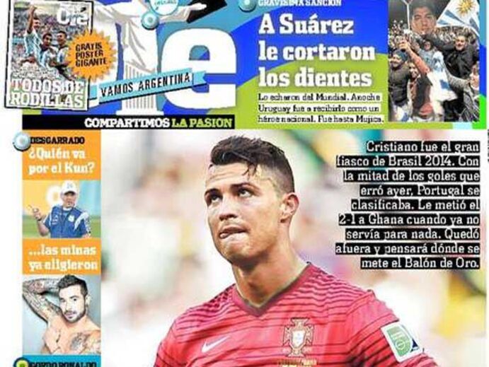 Da vitória 'estéril' ao 'fiasco' CR7 na imprensa mundial