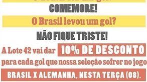 Editora brasileira dá 10 por cento de desconto por cada golo sofrido