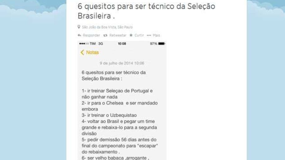 Agente de Neymar chama "asqueroso" e "rídiculo" a Scolari