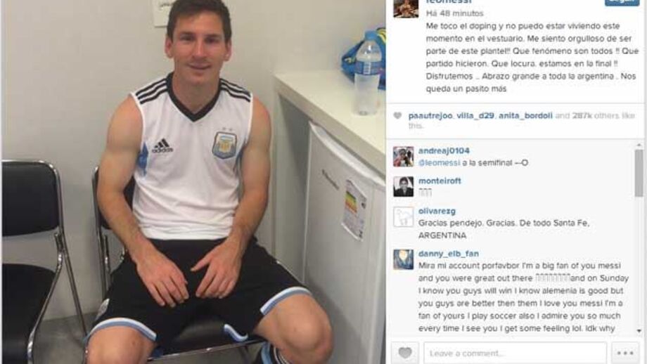 Messi falha festa por causa do controlo antidoping