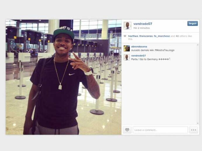 Victor Andrade já rescindiu com o Santos