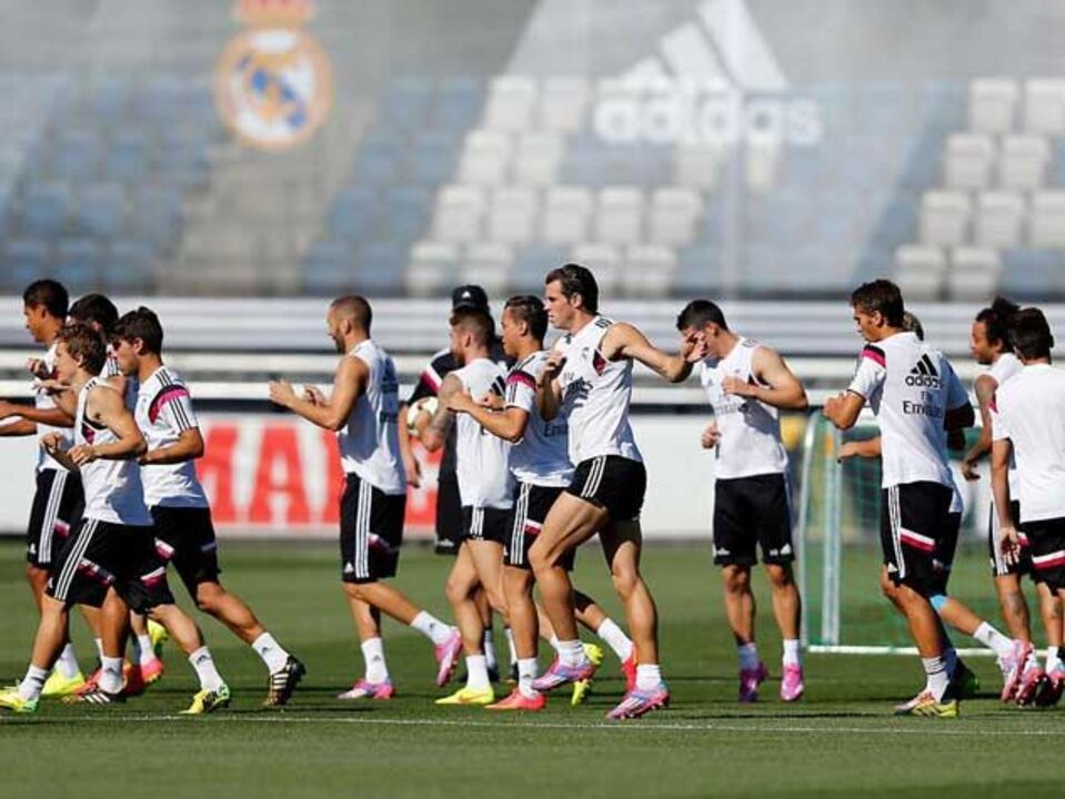 Treino sem Ronaldo para preparar Real Sociedad
