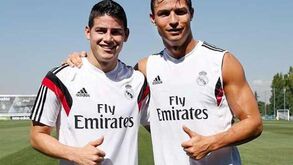 Ronaldo e James Rodríguez integram convocados para a Supertaça europeia